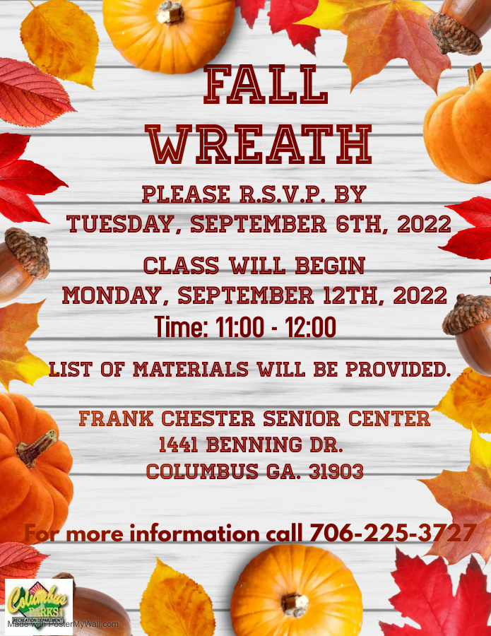 Fall Wreath Flyer